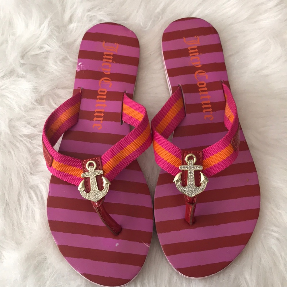 Juicy Couture flip flops